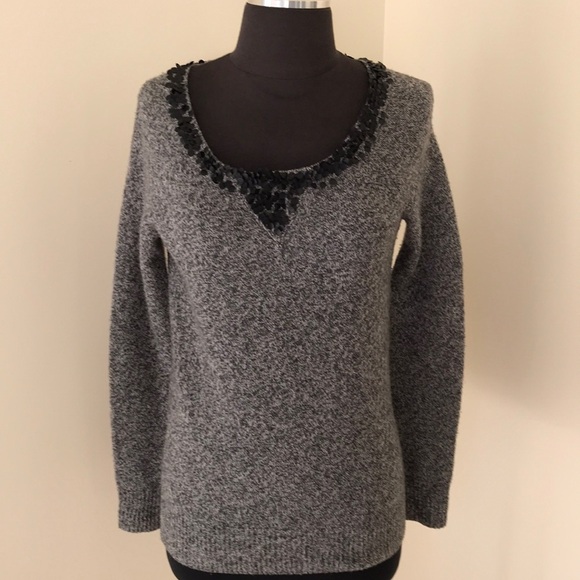 NWT! Derek Lam 10 Crosby grey medium wool sweater - Picture 1 of 8